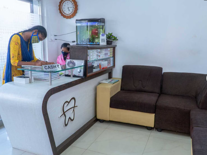 Reception and waiting area