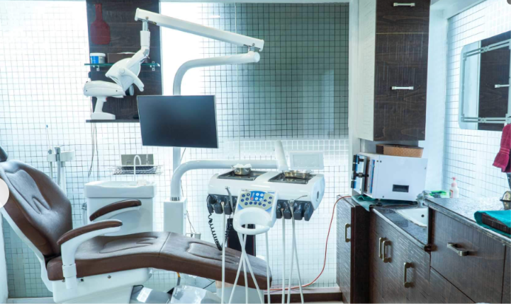 Clinic interior corridor